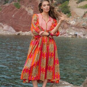 Cheetah coverup/dress XL